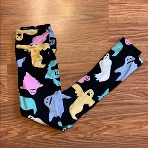 LuLaRoe Ghost Leggings Size L/XL